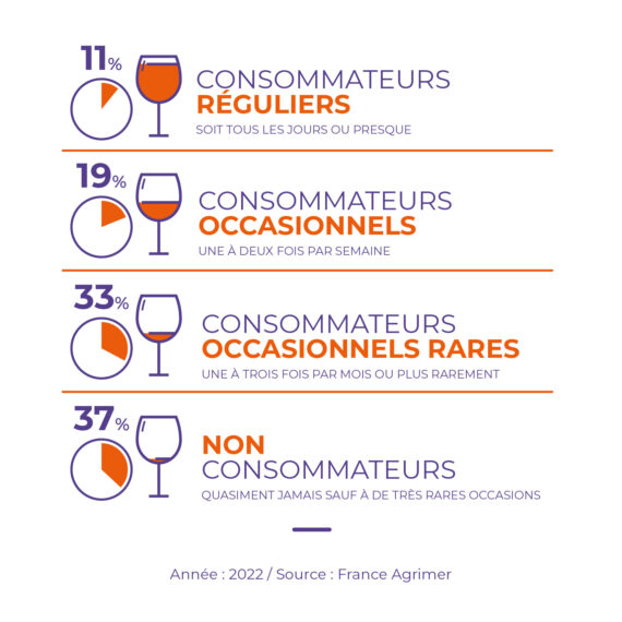 Profils consommateurs vin France